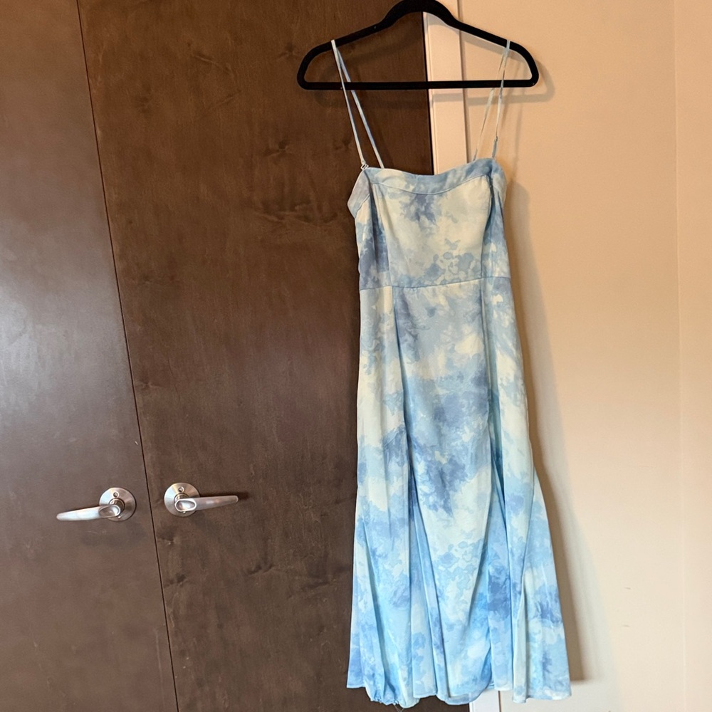 Abercrombie & Fitch Light Blue Maxi Dress